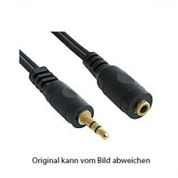 Audio 3.5mm Stereo M / F Kabelverlängerung 2m