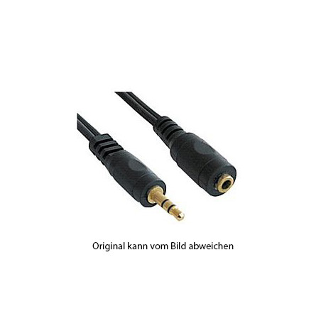 Audio 3.5mm Stereo M / F Kabelverlängerung 2m