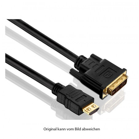 DVI-D M / HDMI AM Adapterkabel 1m