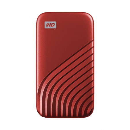 WD SSD MyPassport USB-C 3.2 2TB Extern rot