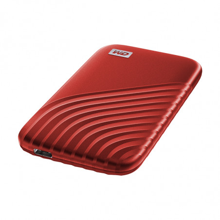 WD SSD MyPassport USB-C 3.2 2TB Extern rot