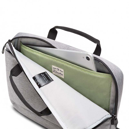 Dicota Tasche Slim Eco MOTION 14-15.6 hellgrau