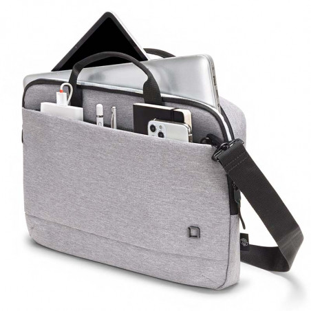 Dicota Tasche Slim Eco MOTION 14-15.6 hellgrau