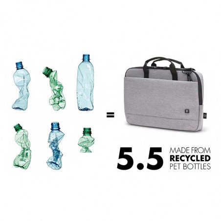 Dicota Tasche Slim Eco MOTION 14-15.6 hellgrau