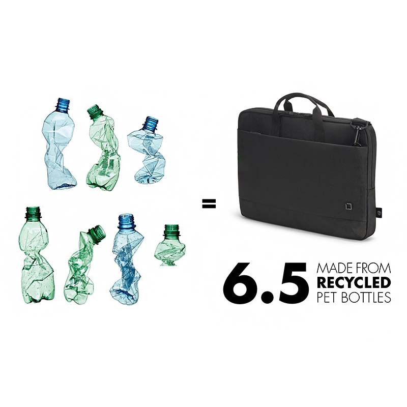 Dicota TascheEco Slim Case Motion 13.3 Schwarz